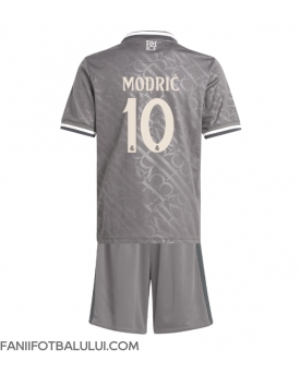 Real Madrid Luka Modric #10 Echipament de Fotbal Replică 2024-25 Copii Treilea (+ Șorturi)